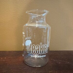 Corning Pyrex Fleaker‎ Beaker No 5900 Apothecary Lab 300 ml Glass Clear USA